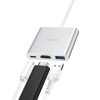 Адаптер Hoco HB14 Type-C to USB3.0+HDMI+PD2.0 Silver 181432