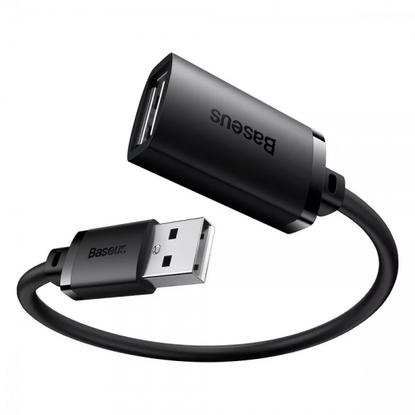 Кабель Baseus AirJoy USB 2.0 удлинитель 0.5м Black