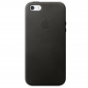 Чехол Leather для Iphone 5 / 5s / SE Black 179813