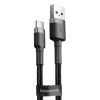 Кабель Baseus Cafule USB – Type-C 3A 0.5м Gray / Black 179674