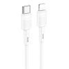 Кабель Hoco X83 Type-C to Lightning 20W 1м White 180857