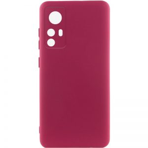 Чехол Silicone Lakshmi A Full Camera для Xiaomi Redmi Note 12s Бордовый / Marsala