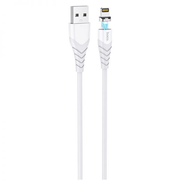 Кабель Hoco X63 Racer USB to Lightning 2.4A 1м White