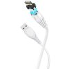 Кабель Hoco X63 Racer USB to Lightning 2.4A 1м White 180202