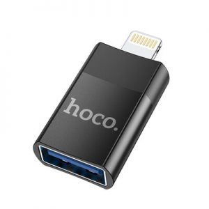 Переходник Hoco UA17 USB 2.0 to Lightning Black