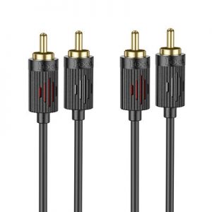 Кабель HOCO UPA29 2RCA to 2RCA 1.5м Black