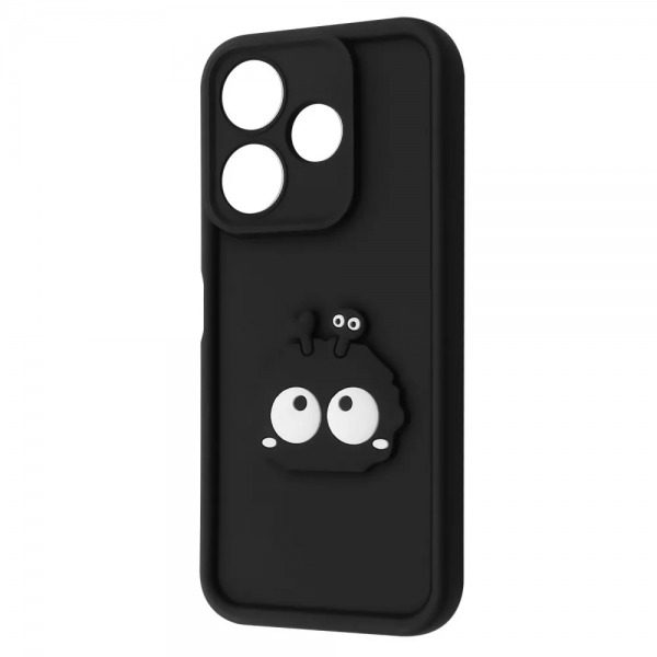 Чехол Pretty Things для Xiaomi Redmi 13 / Poco M6 Black / Eyes