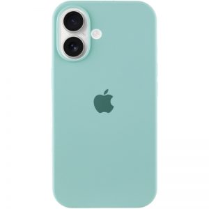 Чехол Silicone Case для Iphone 16 Plus Бирюзовый / Beryl