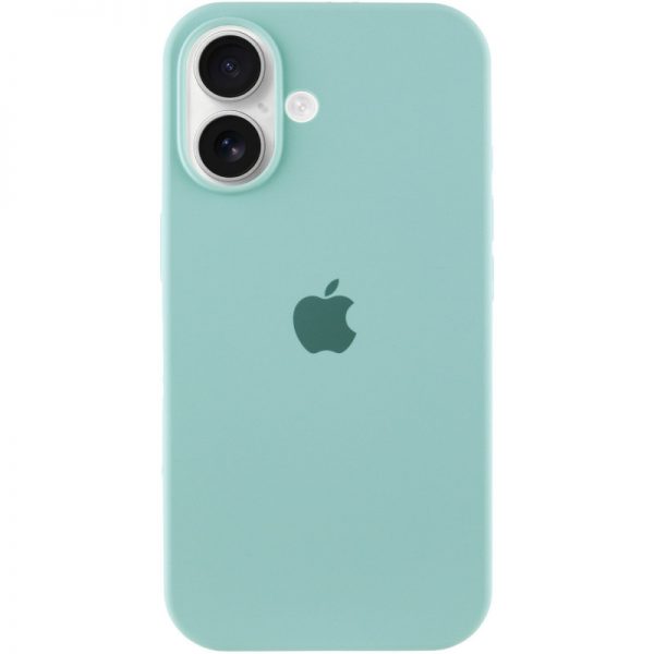 Чехол Silicone Case для Iphone 16 Plus Бирюзовый / Beryl