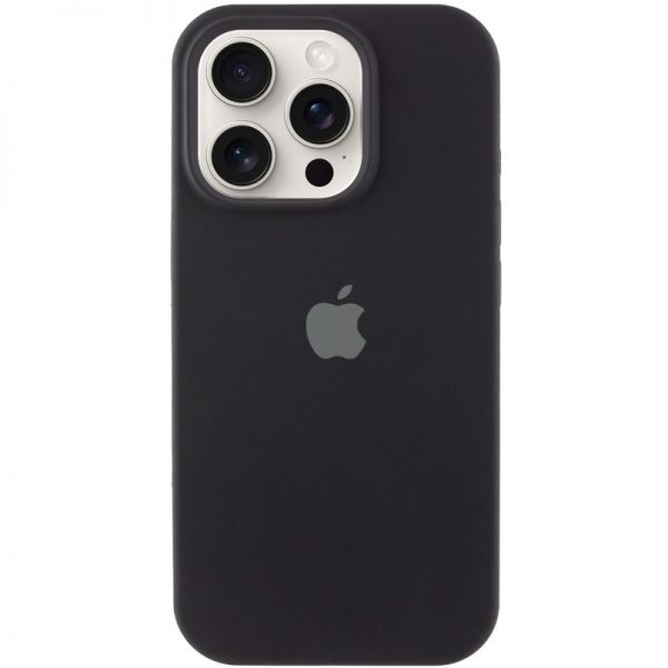 Чехол Silicone Case для Iphone 16 Pro Max Черный / Black