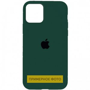 Чехол Silicone Case для Iphone 16 Зеленый / Forest green