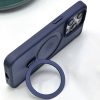 Чохол Metal Buttons MagSafe Colorful HQ Ring для Iphone 14 Pro Dark Blue 183045