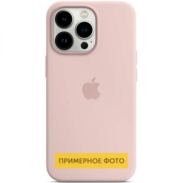 Чехол Silicone Case для Iphone 16 Розовый / Chalk Pink