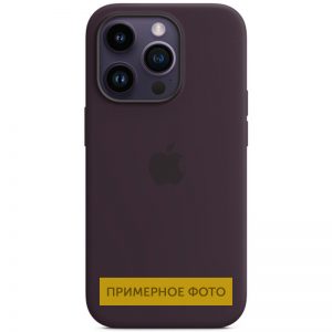 Чехол Silicone Case для Iphone 16 Фиолетовый / Elderberry