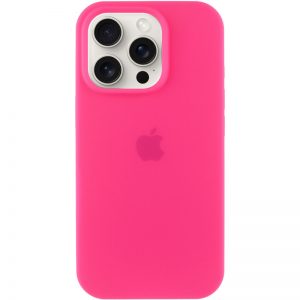 Чехол Silicone Case для Iphone 16 Pro Max Розовый / Barbie pink