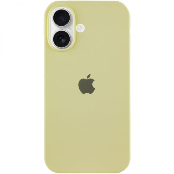 Чехол Silicone Case для Iphone 16 Plus Желтый / Mellow Yellow