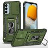 Противоударный чехол Camsh Army Ring для Samsung Galaxy A05s Оливковый / Army Green