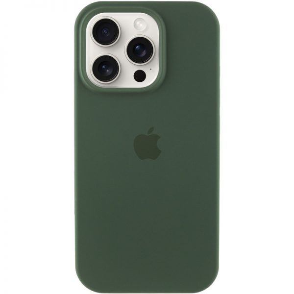 Чехол Silicone Case для Iphone 16 Pro Max Зеленый / Cyprus Green