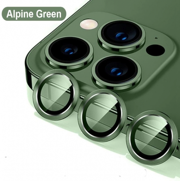 Защитное стекло Lens на камеру для Iphone 13 Pro / 13 Pro Max Alpine Green