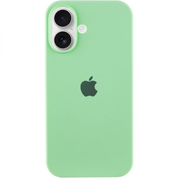 Чехол Silicone Case для Iphone 16 Зеленый / Pistachio