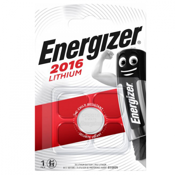 Батарейка литиевая ENERGIZER Lithium CR2016 1шт