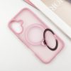 Чехол Metal Buttons MagSafe Colorful HQ Ring для Iphone 16 Pink 183095