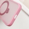 Чехол Metal Buttons MagSafe Colorful HQ Ring для Iphone 16 Pro Max Pink 183098