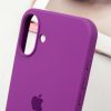 Чехол Silicone Case для Iphone 16 Фиолетовый / Grape 183951