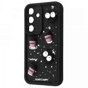 Чохол Pretty Things для Samsung Galaxy S24 Black/Coffee