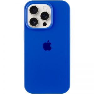 Чохол Silicone Case для Iphone 16 Pro Синій / Capri Blue