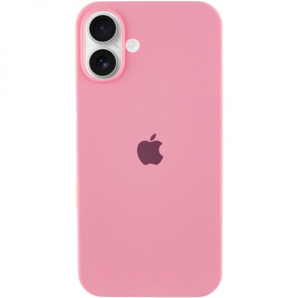 Чехол Silicone Case для Iphone 16 Розовый / Light pink