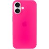 Чехол Silicone Case для Iphone 16 Розовый / Barbie pink