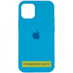 Чехол Silicone Case для Iphone 16 Голубой / Blue