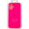 Чехол Silicone Case для Iphone 16 Plus Розовый / Barbie pink 183966