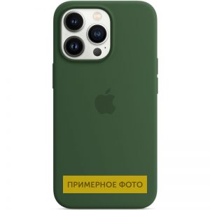 Чехол Silicone Case для Iphone 16 Зеленый / Clover