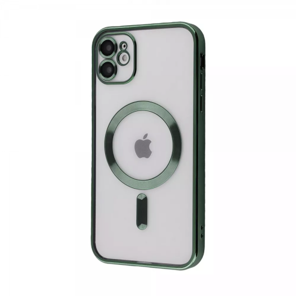 Чехол Metal Matte MagSafe для Iphone 11 Dark green