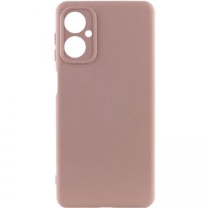 Чехол Silicone Lakshmi A Full Camera для Motorola Moto G54 Розовый / Pink Sand