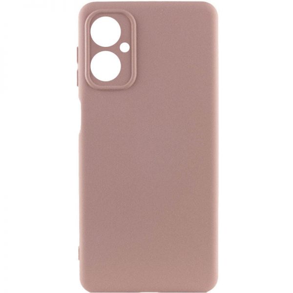 Чехол Silicone Lakshmi A Full Camera для Motorola Moto G54 Розовый / Pink Sand