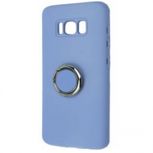 Чехол Silicone Cover Ring для Samsung Galaxy S8 Light Purple