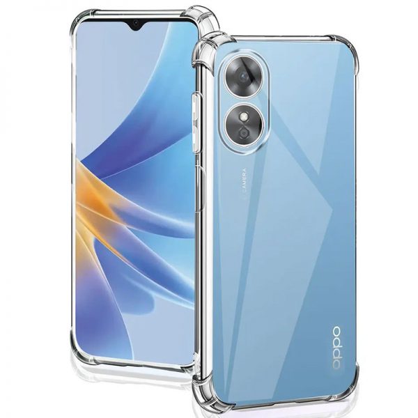 Чехол ETMA Armored с защитой камеры для Oppo Reno 8T Прозрачный