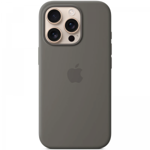 Чехол Silicone case Magsafe для Iphone 16 Pro Stone Gray