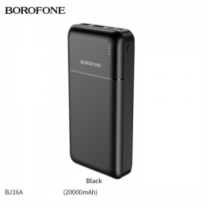 Внешний аккумулятор BOROFONE BJ16A Cube 20000mAh Black