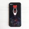 Чохол Magic Girl зі стразами для Iphone 7 / 8 / SE 2020 Чорний / Серце