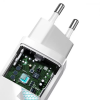Сетевое зарядное устройство Baseus GaN2 Lite Quick Charger 65W 1Type-C+1USB White 186733