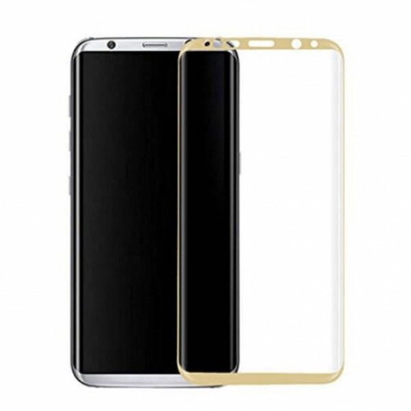 Захисне скло Full Cover для Samsung G955 Galaxy S8 Plus Gold