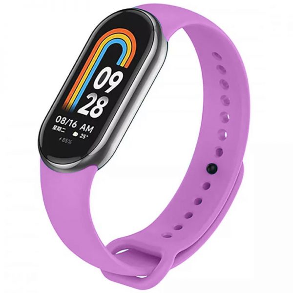 Ремінець Silicone для Xiaomi Mi Band 8/9 Purple