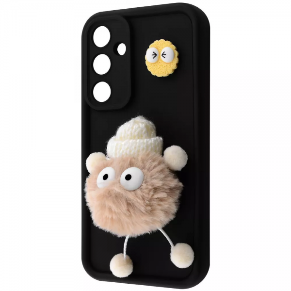 Чохол Pretty Things для Samsung Galaxy A36 Black/Fluffy White