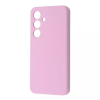 Чохол Silicone WAVE Full для Samsung Galaxy S25 Plus Pink sand