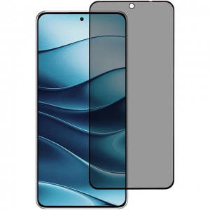 Захисне скло Антишпигун Privacy для Xiaomi Redmi Note 14 Black