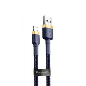 Кабель Baseus Cafule USB to Lightning 2.4A 1м Gold/Black